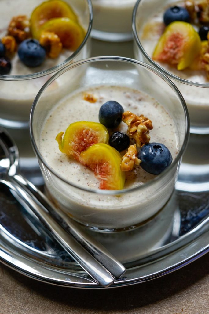Rebarbarás panna cotta